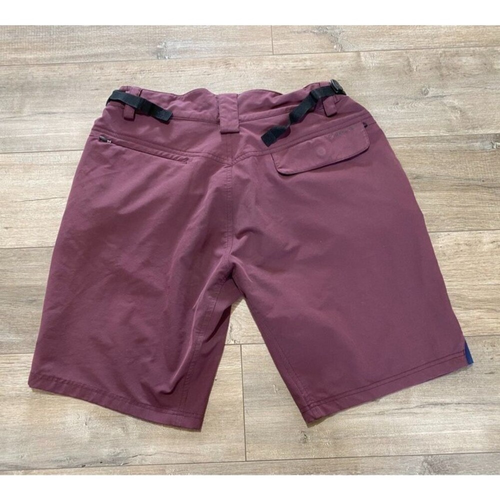 Club Ride Cycling Shorts Mens L  9" inseam Cargo MTB Adjustable Side Belt - Picture 9 of 10
